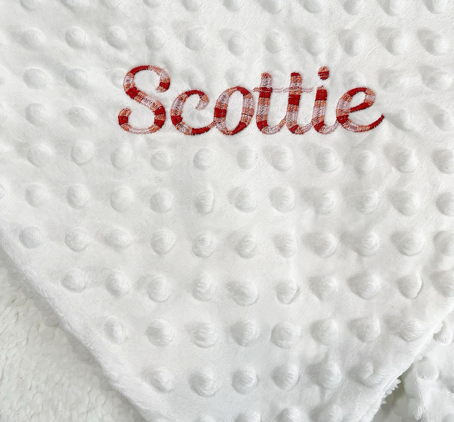 embroidered baby blankets