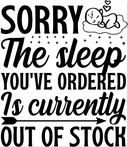 Sorry the sleep youve ordered is currently out of stock - custom edmonton onesie