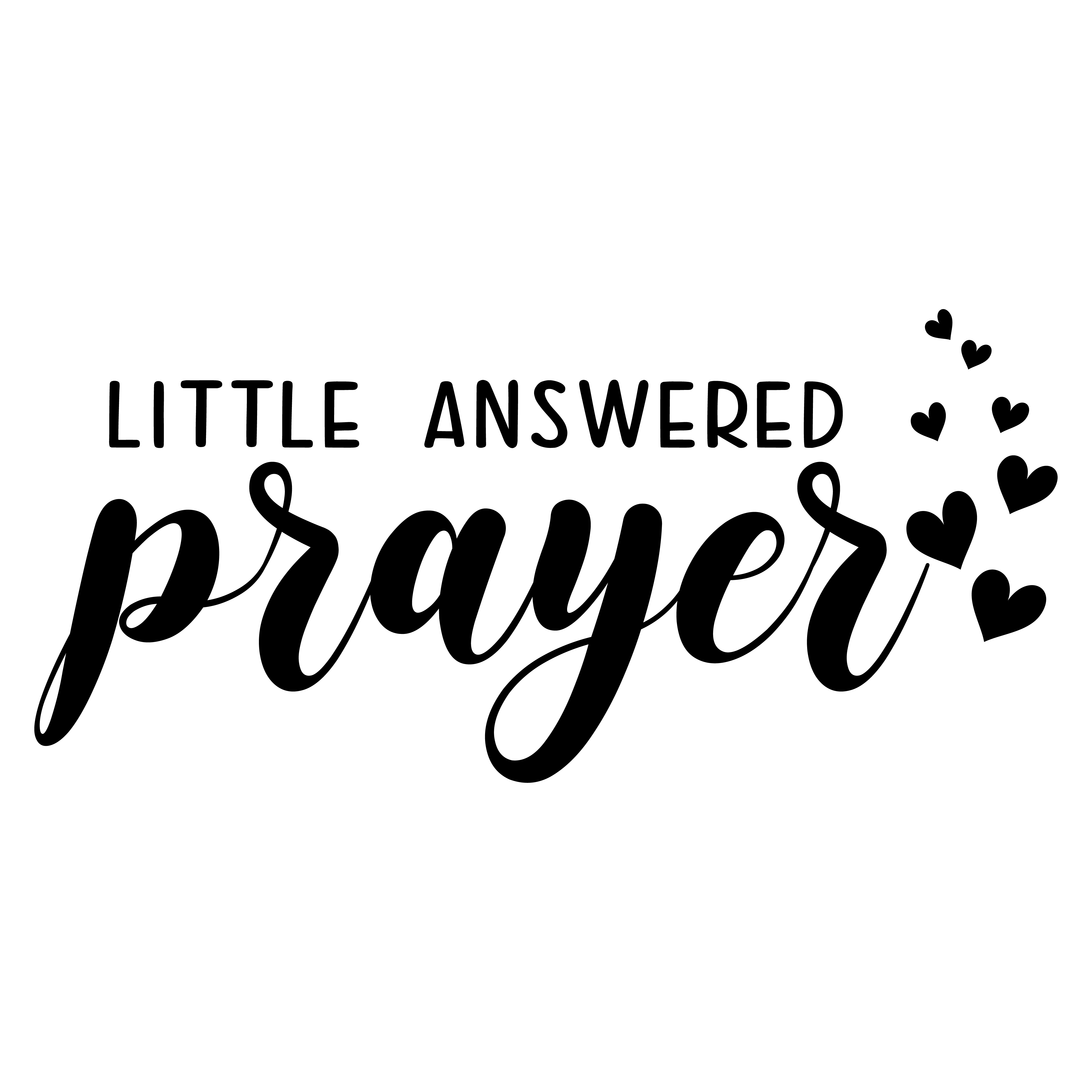 Little Answered Prayer Onesie