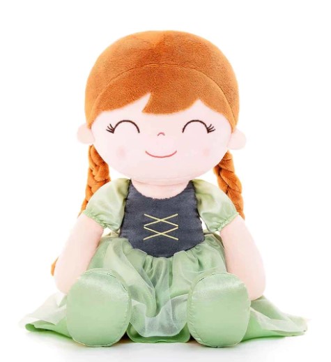 embroidered personalized rag doll