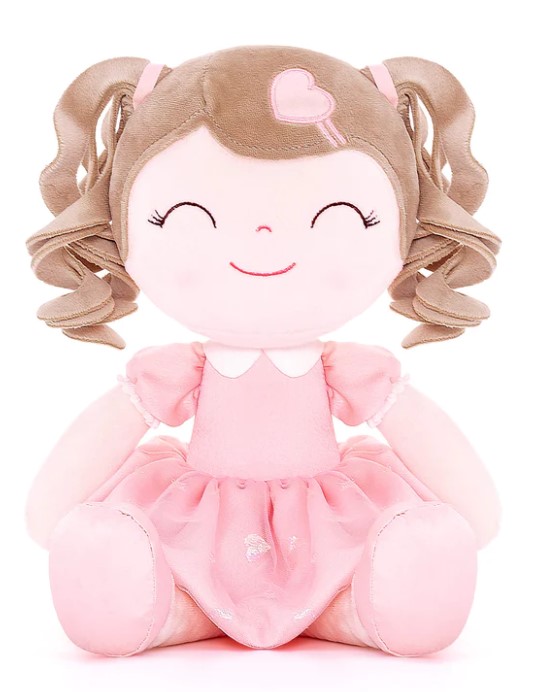 embroidered personalized soft doll