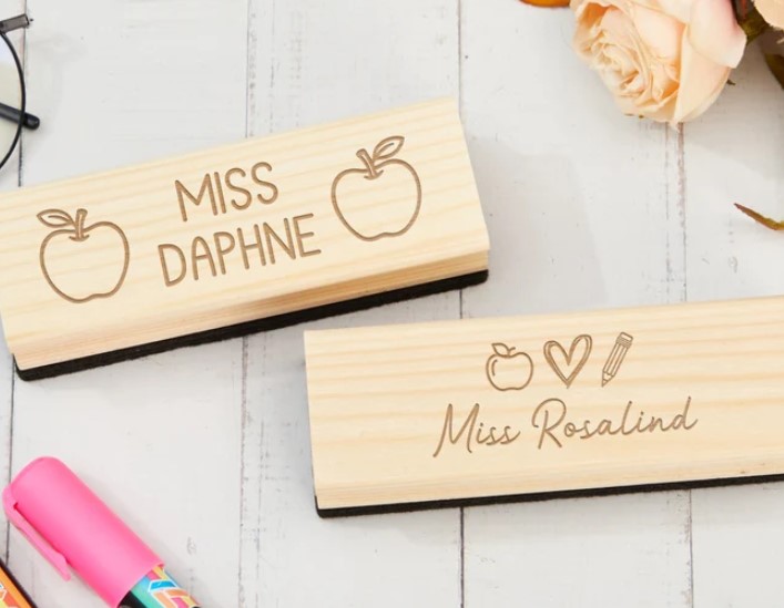 custom erasers for Edmonton Teacher Gift