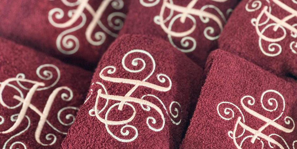 Embroidered Edmonton Towels