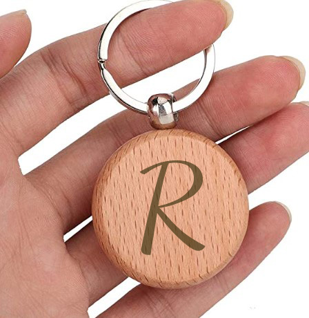 custom photo round keychain